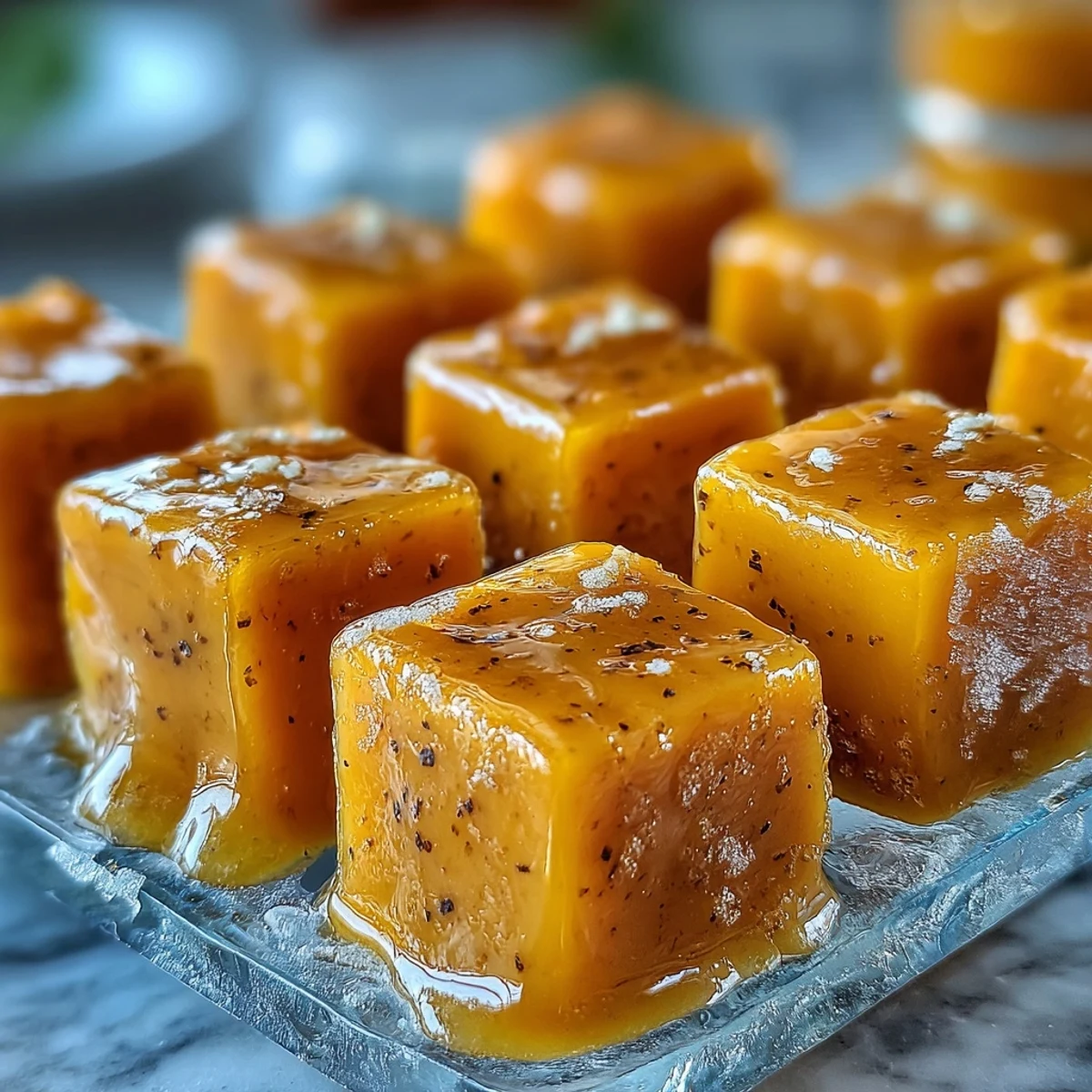 Vibrant golden wellness shots with zesty lemon and spicy ginger are frozen into neat cubes for easy serving.