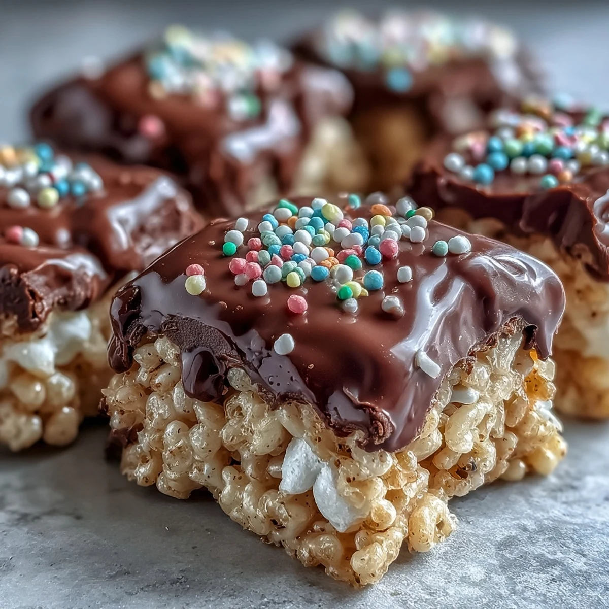 Chocolate Covered Rice Krispy Treats