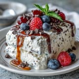 Viral TikTok Cottage Cheese Ice Cream, showing smooth scoops ready to enjoy.