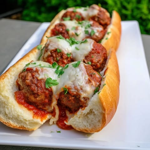 Meatball Sub Sandwich