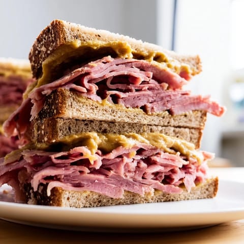 Pastrami Rye Sandwich Delight