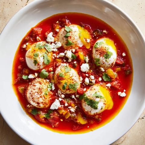 Spicy tomato egg skillet