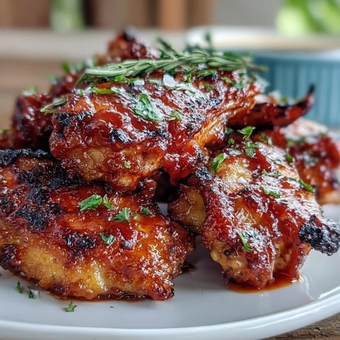 Crispy baked chicken wings coated in a sticky honey-sriracha glaze, finished with a sprinkle of flaky sea salt for a sweet-heat crunch.