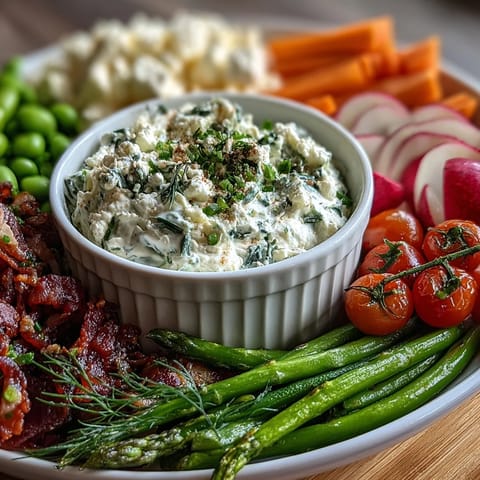 Spring Food Board Radishes Peas