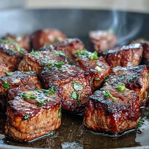 One-Pan Garlic Herb Steak