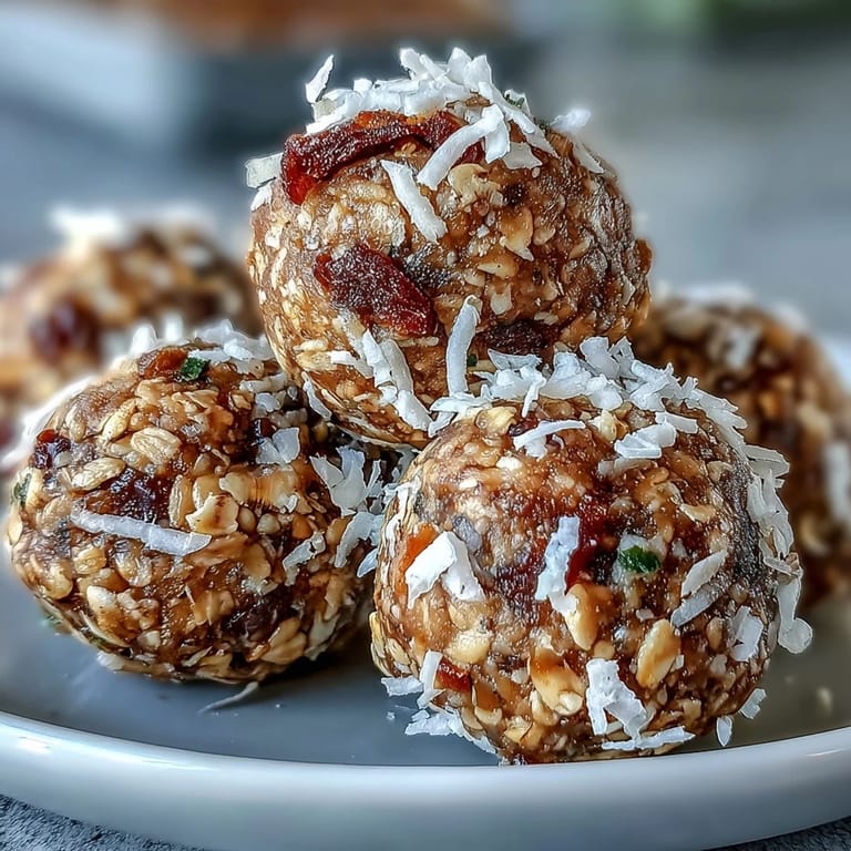 Arrange freshly made Ginger Turmeric Energy Balls on a wooden board, ready for a nourishing snack or healthy dessert option.