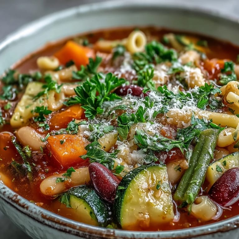 Hearty Italian Minestrone Soup