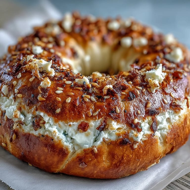 Homemade Greek Yogurt Bagels on a wooden board, chewy texture visible, paired with cream cheese and sliced avocado for serving.