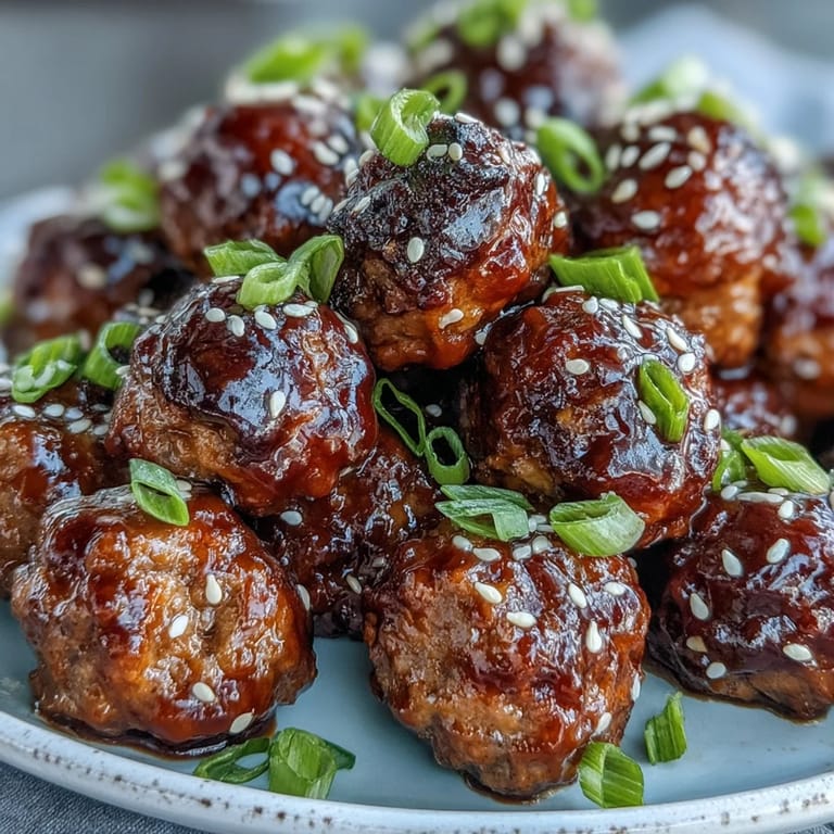 Golden-brown Spicy Chili Honey Turkey Meatballs tossed in a glossy glaze, ready to serve over steamed rice for dinner.