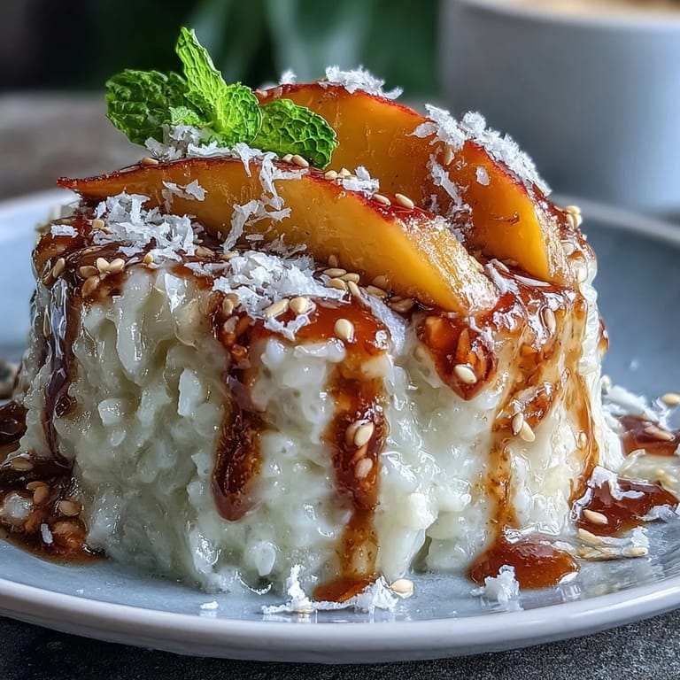 Delicious Thai-inspired Mango Sticky Rice Cups, a perfect creamy, fruity dessert presentation.