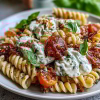 Caprese Pasta with Burrata